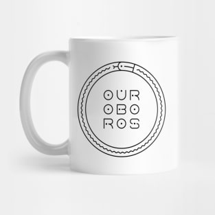 Ouroboros - a serpent devouring its tail Mug